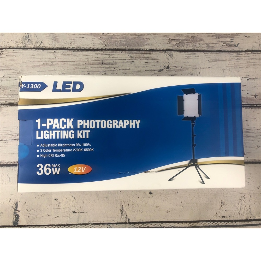 1-Pack LED Light Kit,   Y-1300 12V Photography Light New Other*